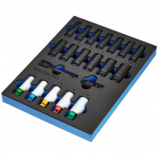 BUNKER® Impact Socket Set in EVA Foam Inlay, 1/2 (20 Piece)