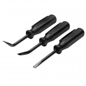 Mini Pry Bar Set, 125mm, Black (3 Piece)