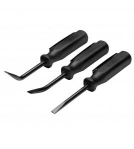 Mini Pry Bar Set, 125mm, Black (3 Piece)