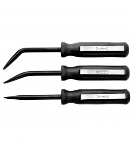 Mini Pry Bar Set, 125mm, Black (3 Piece)