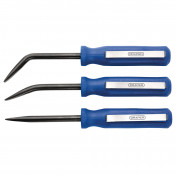 Mini Pry Bar Set, 125mm, Blue (3 Piece)