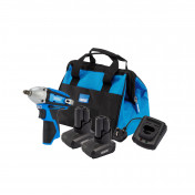 12V Impact Wrench Kit, 2 x 4.0Ah, 1 x Fast Charger, 1 x Tool Bag