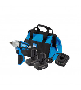 12V Impact Wrench Kit, 2 x 4.0Ah, 1 x Fast Charger, 1 x Tool Bag