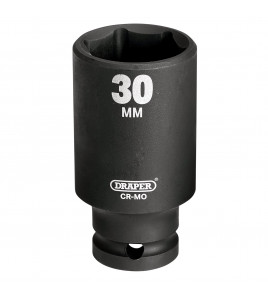 Draper HI-TORQ® Deep Impact Socket, 1/2 Sq. Dr., 30mm