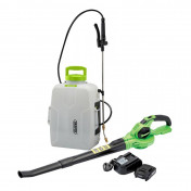 D20 20V Backpack Sprayer & Leaf Blower, 1 x 2.0Ah Battery, 1 x Charger