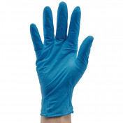 Nitrile Gloves, Large, Blue (Pack of 100)