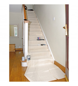 Staircase Cotton Dust Sheet, 7.2 x 0.9m