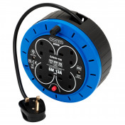 230V 13A 4 Socket Cassette Reel, 5m