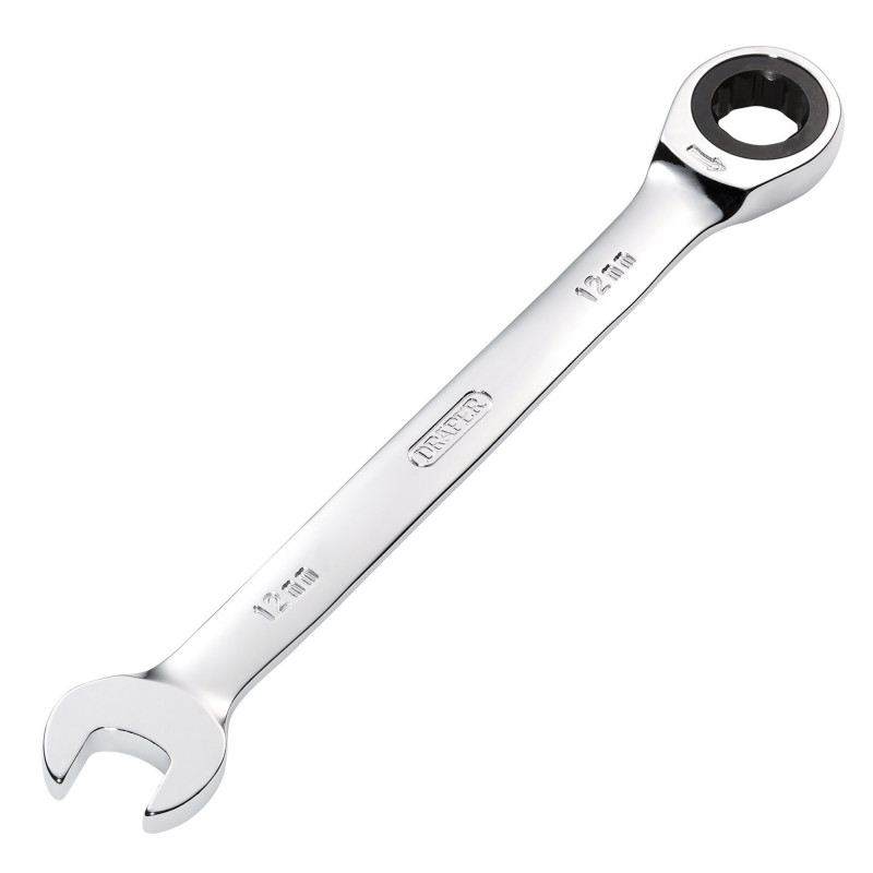 Metric Ratcheting Combination Spanner, 12mm