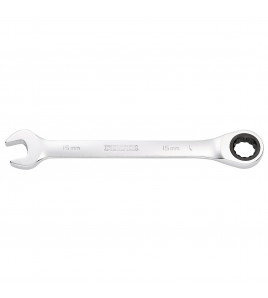 Metric Ratcheting Combination Spanner, 15mm