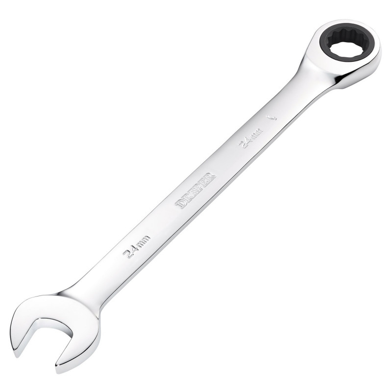 Metric Ratcheting Combination Spanner, 24mm