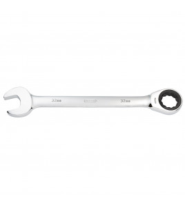 Metric Ratcheting Combination Spanner, 32mm