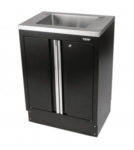BUNKER Modular Floor Cabinet with Sink, 2 Door, 680mm