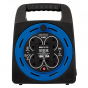 230V Four Socket Cable Reel, 15m