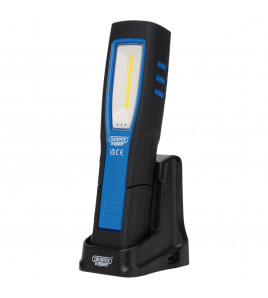 Draper Expert SMD LED USB Rechargeable Inspection Light with Charging Station, 5W, 600 Lumens, USB-C Cable Supplied