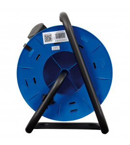 230V Four Socket Industrial Cable Reel, 25m