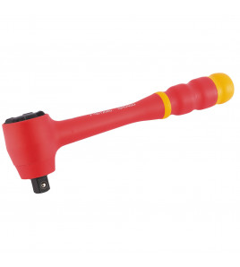 VDE Reversible Ratchet with Soft Grip Handle, 1/2 Sq. Dr.