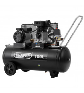230V 100L Belt-Driven Air Compressor, 2.2kW/3HP