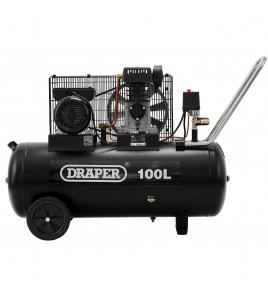 230V 100L Belt-Driven Air Compressor, 2.2kW/3HP