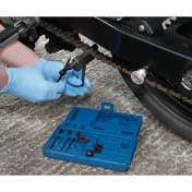 Motorcycle Chain Splitter and Riveter Kit