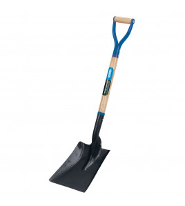 Steel Square Mouth Builders Shovel with Hardwood Shaft