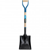 Steel Square Mouth Builders Shovel with Hardwood Shaft