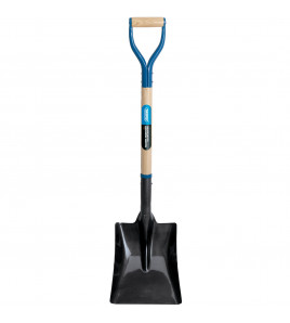 Steel Square Mouth Builders Shovel with Hardwood Shaft