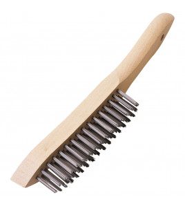 Draper Expert Heavy Duty 4 Row Wire Scratch Brush, 310mm