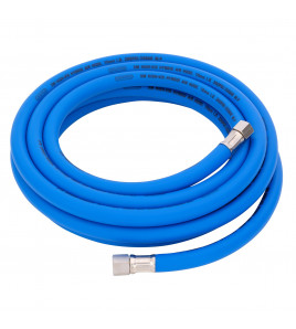 High Visibility Hybrid Air Hose, 5m x 10mm, 1/4 BSP, Blue