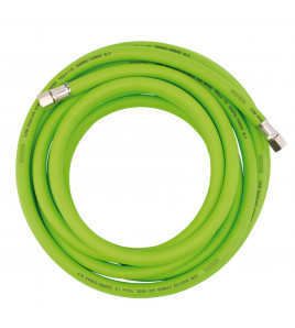 High Visibility Hybrid Air Hose, 10m x 10mm, 1/4 BSP, Green