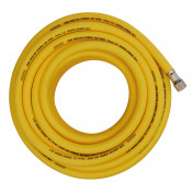 High Visibility Hybrid Air Hose, 20m x 10mm, 1/4 BSP, Yellow