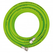High Visibility Hybrid Air Hose, 10m x 8mm, 1/4 BSP, Green