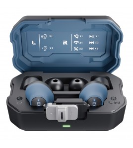 DXPULSE Noise Isolating Earbuds with Charging Case