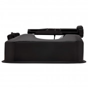 Flat Steel Fuel Can, 5L, Black
