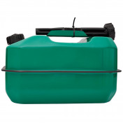 Flat Steel Fuel Can, 10L, Green