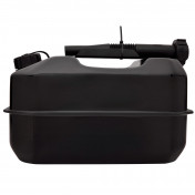 Flat Steel Fuel Can, 10L, Black