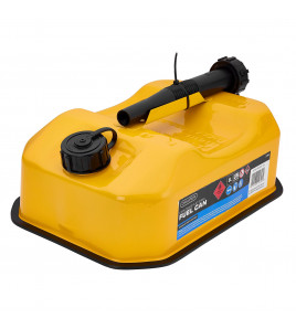 Explosafe&nbsp;Flat Steel Fuel Can, 5L, Yellow