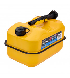 Explosafe&nbsp;Flat Steel Fuel Can, 10L, Yellow