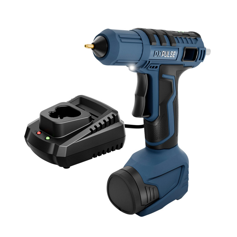 DXPULSE 12V Glue Gun Kit, 1 x 2.0Ah Battery, 1 x Charger