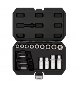 Nut Bolt Stud and Screw Extactor Set (18 Piece)