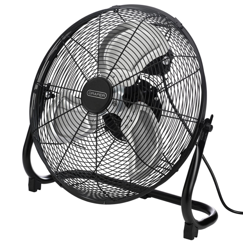 230V High Velocity Floor Fan, 16/400mm, 75W