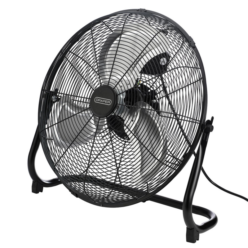 230V High Velocity Floor Fan, 18/440mm, 95W.