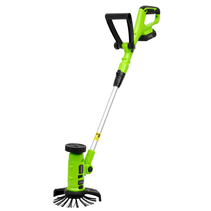 18V 4-in-1 Multi-Function Grass Trimmer, 1 x 2.0Ah Battery, 1 x Charger