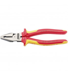 KNIPEX 02 08 200UKSBE VDE Fully Insulated High Leverage Combination Pliers, 200mm