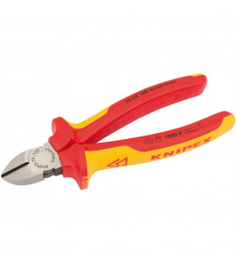 KNIPEX 70 08 160UKSBE VDE Diagonal Cutter, 160mm