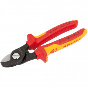 KNIPEX 95 18 165UKSBE VDE Fully Insulated Cable Shears, 165mm