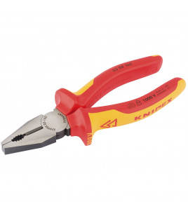KNIPEX 03 08 160UKSBE VDE Fully Insulated Combination Pliers, 160mm
