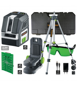 Laserliner 036.713A PocketCross-Laser 2G Set Cross-Line Laser, 150cm