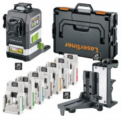 Laserliner 036.380-1 PowerPlane-Laser 3G Multi-18V Set Three-Dimensional Green Laser