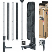 Laserliner 090.122E TelePod Plus Telescopic Tripod, 330cm